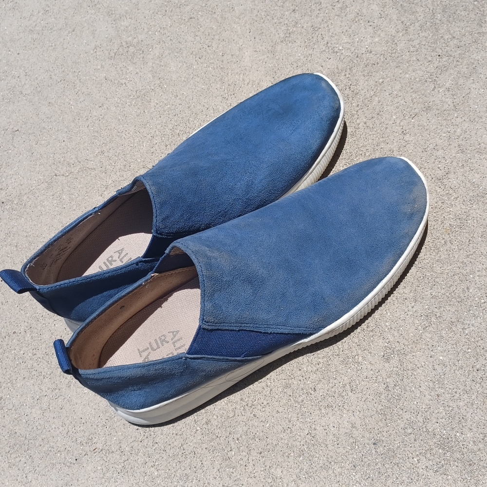 Naturalizer Untold 8 loafer Slip On Sneaker suede blue Woman minimalist Loafer